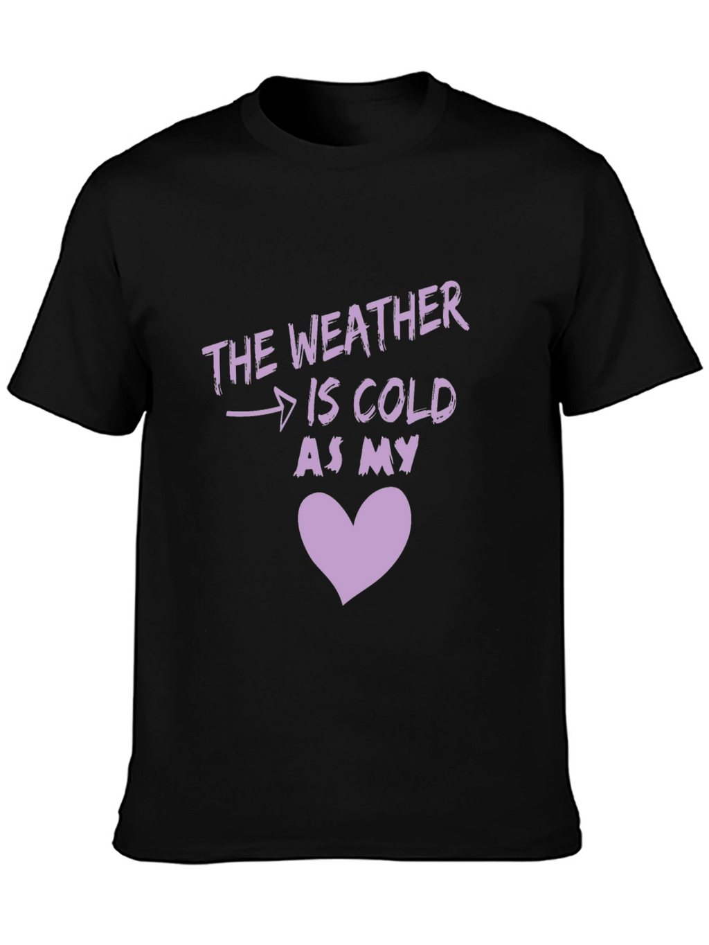 Cold Heart Graphic Tee - Mens Fashion