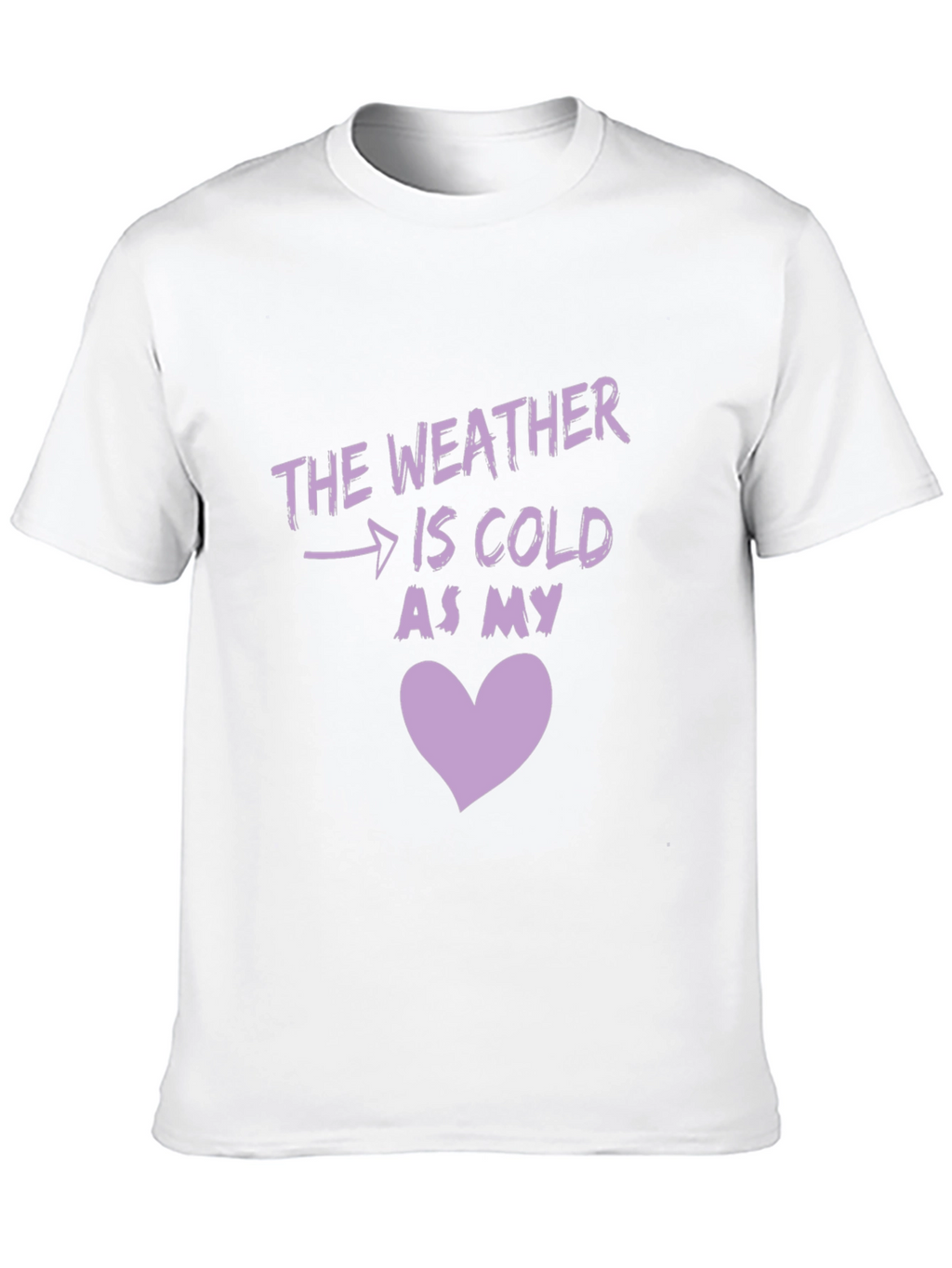 Cold Heart Graphic Tee - Mens Fashion