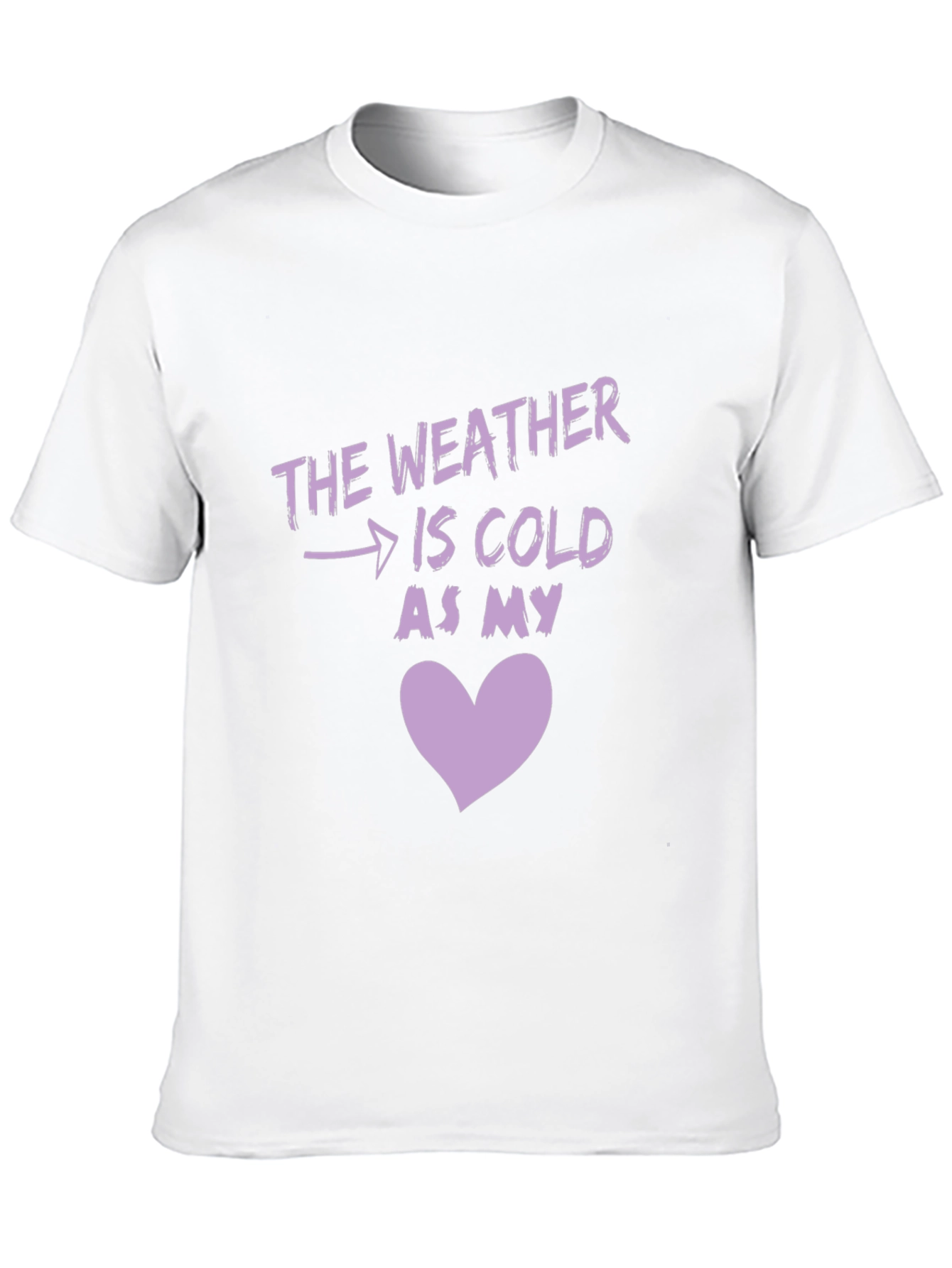 Cold Heart Graphic Tee - Mens Fashion