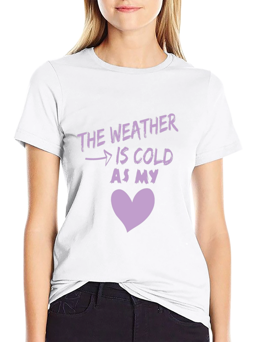 Cold Heart Graphic Tee - Mens Fashion