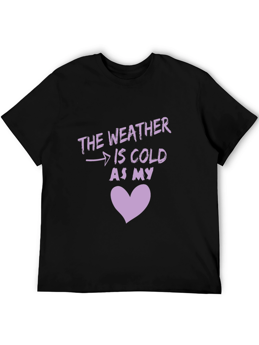 Cold Heart Graphic Tee - Mens Fashion