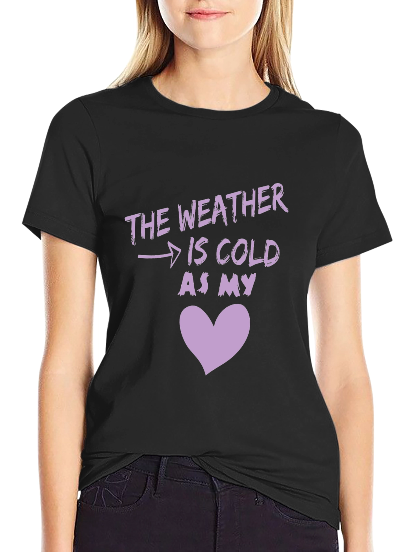 Cold Heart Graphic Tee - Mens Fashion