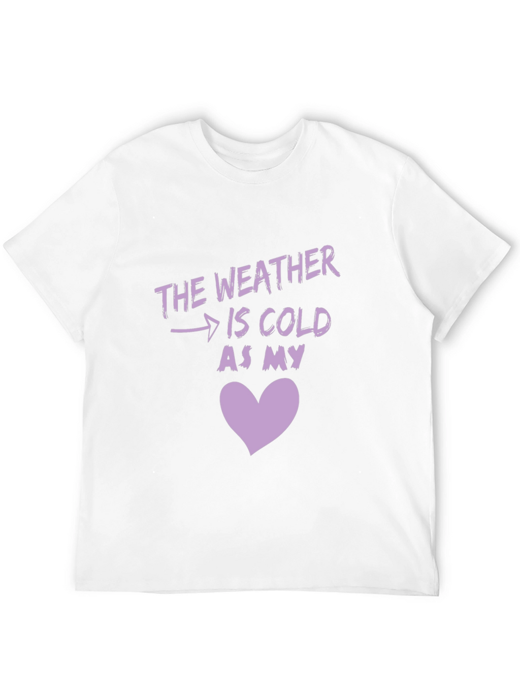 Cold Heart Graphic Tee - Mens Fashion