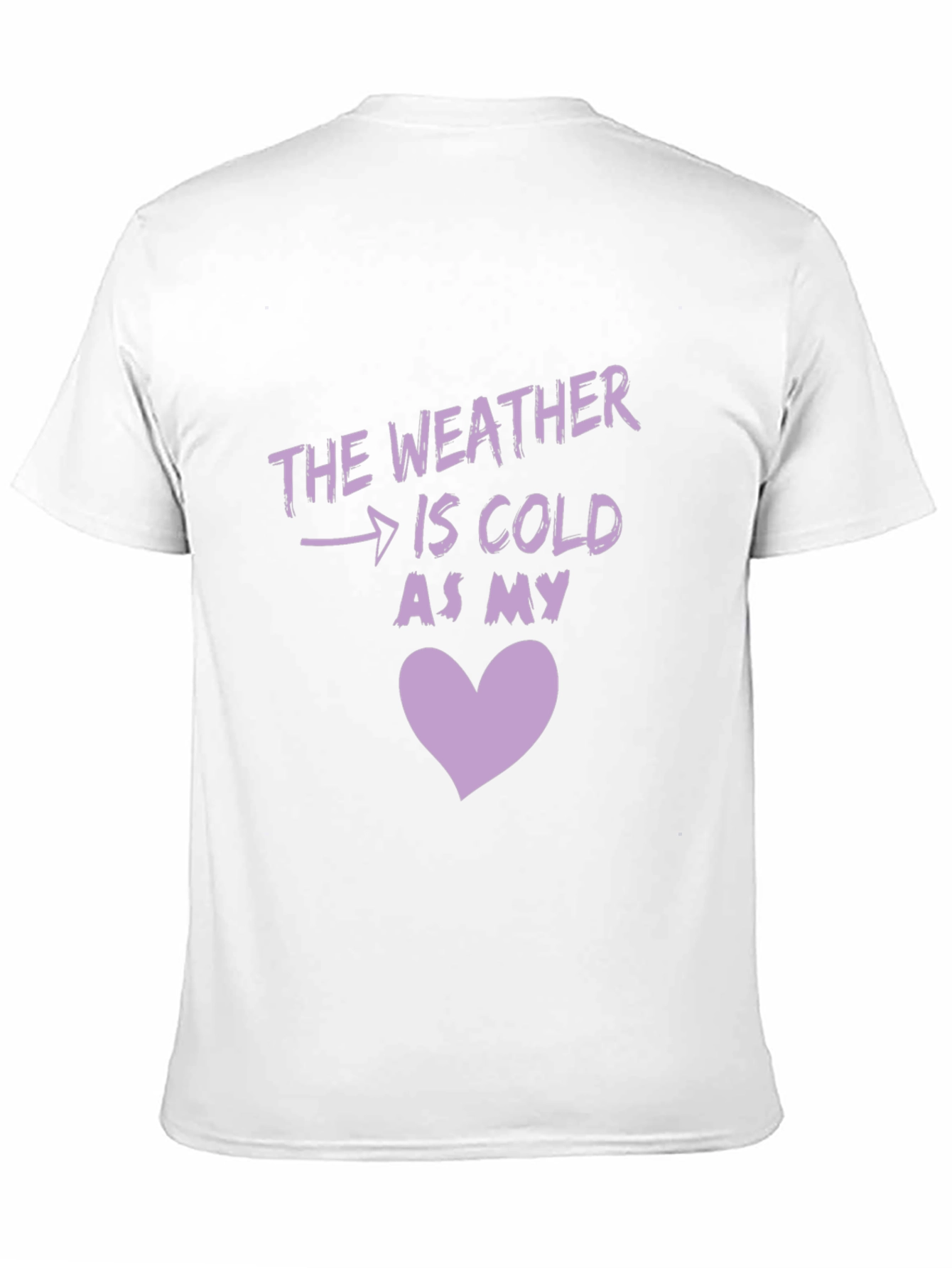 Cold Heart Graphic Tee - Mens Fashion