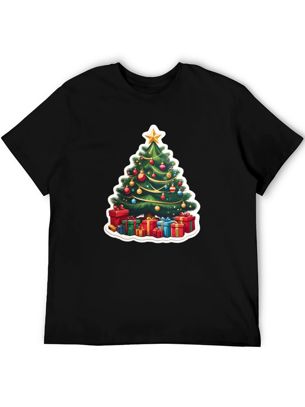Festive Christmas Tree T-Shirt - Holiday Style