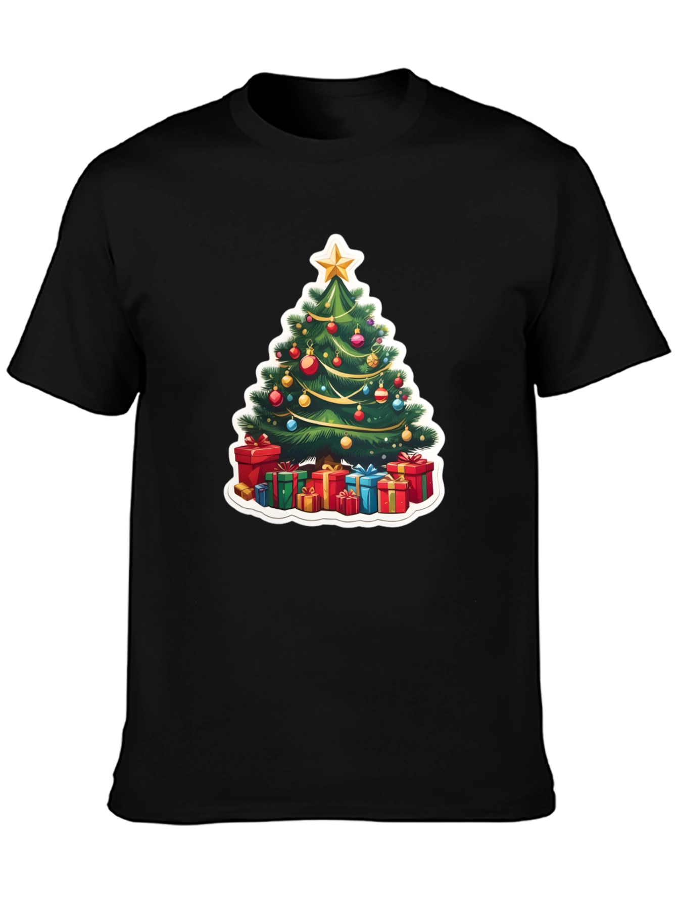 Festive Christmas Tree T-Shirt - Holiday Style