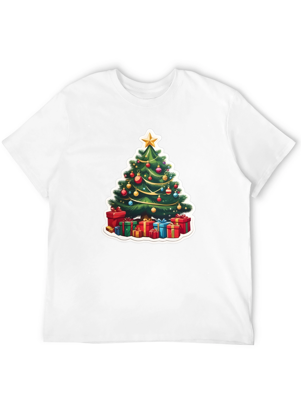 Festive Christmas Tree T-Shirt - Holiday Style