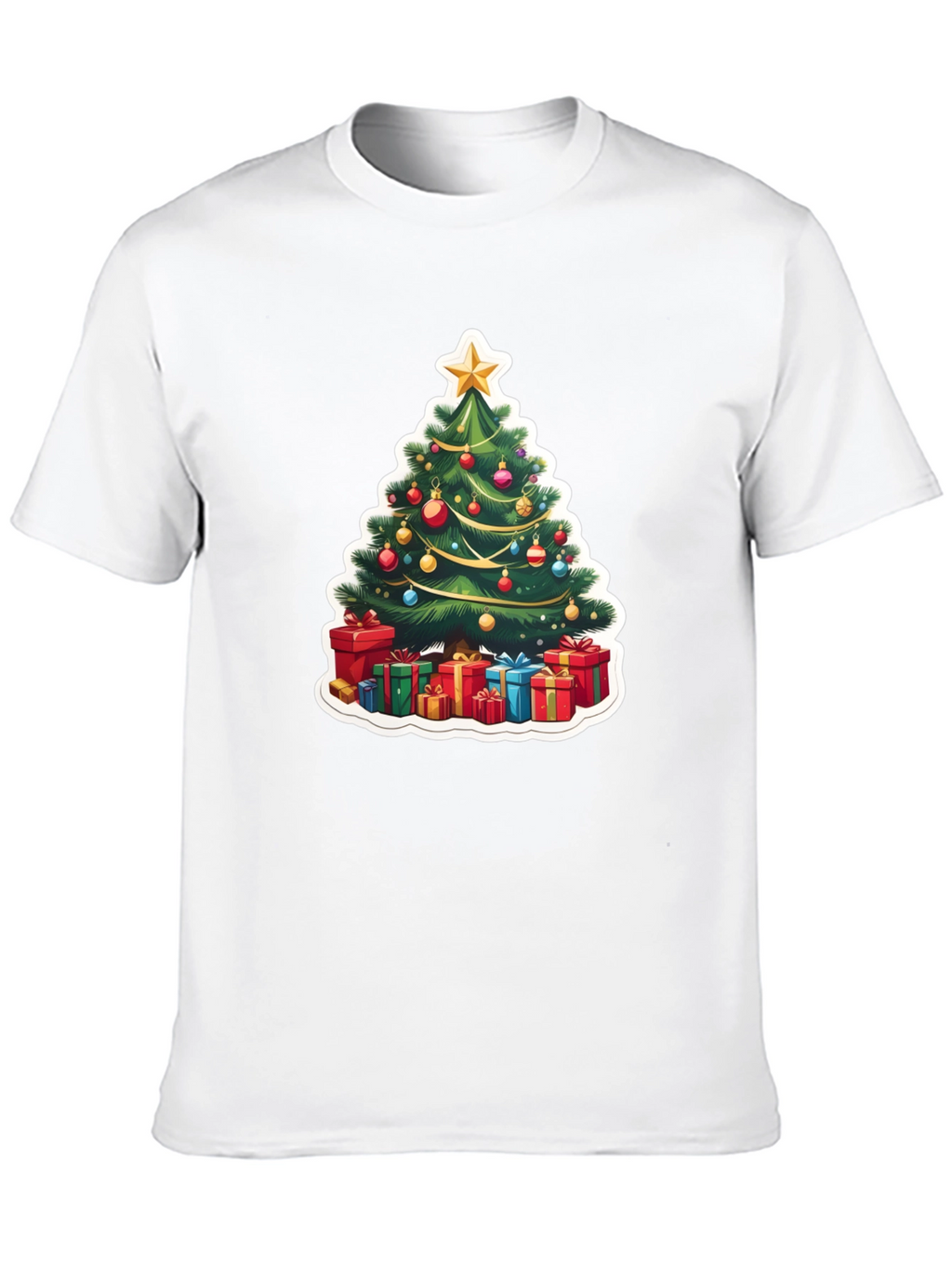 Festive Christmas Tree T-Shirt - Holiday Style