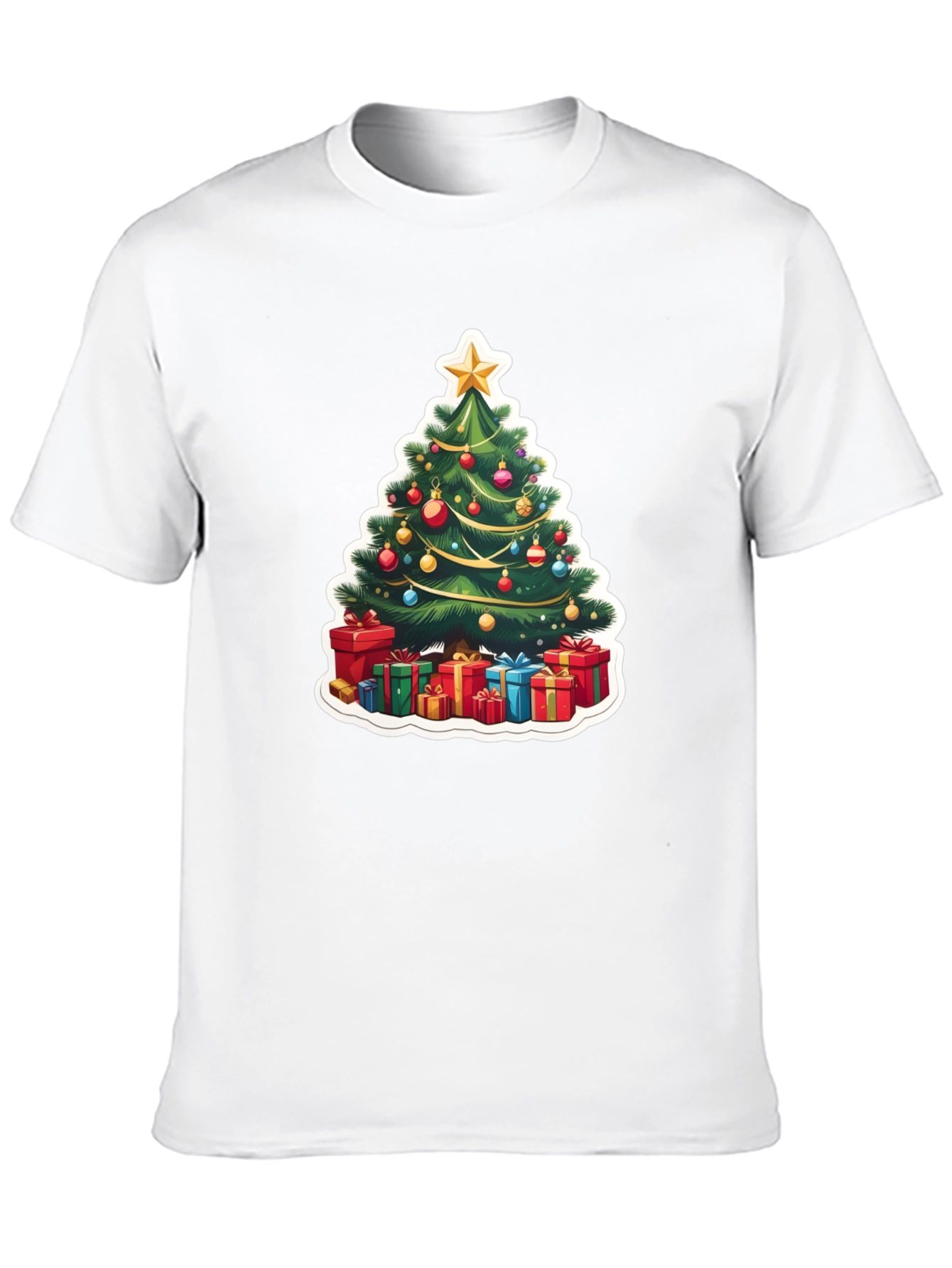 Festive Christmas Tree T-Shirt - Holiday Style