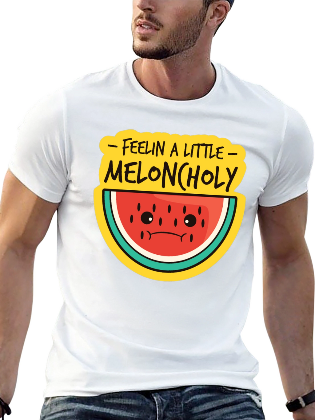 Meloncholy T-Shirt - Feelin a Little Sad