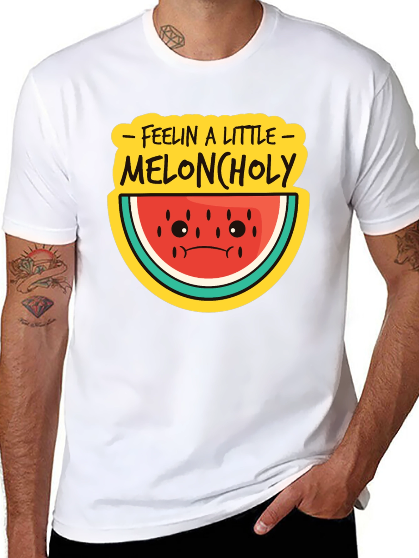 Meloncholy T-Shirt - Feelin a Little Sad