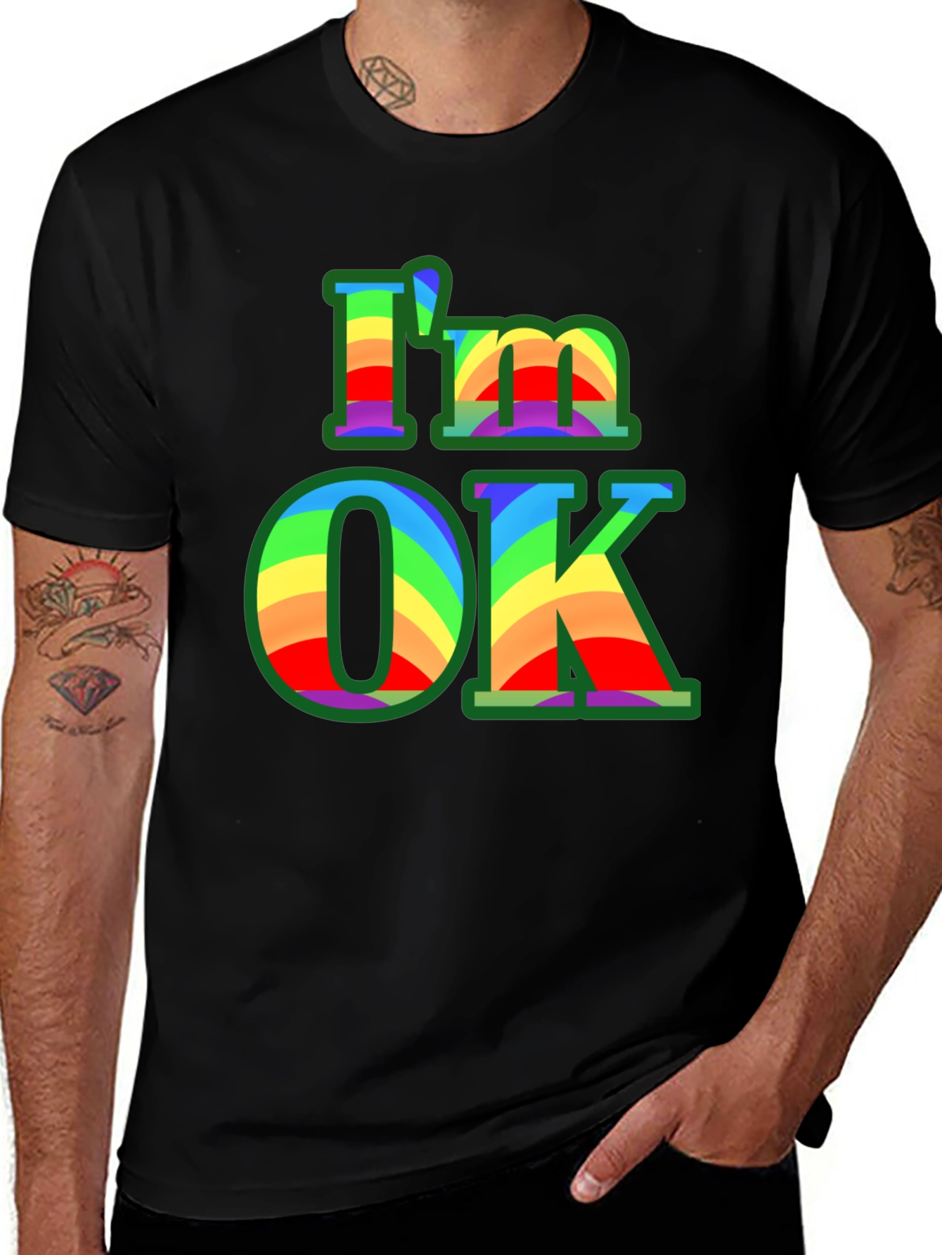 Im OK Rainbow T-Shirt
