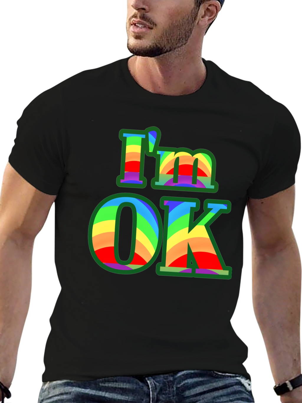 Im OK Rainbow T-Shirt