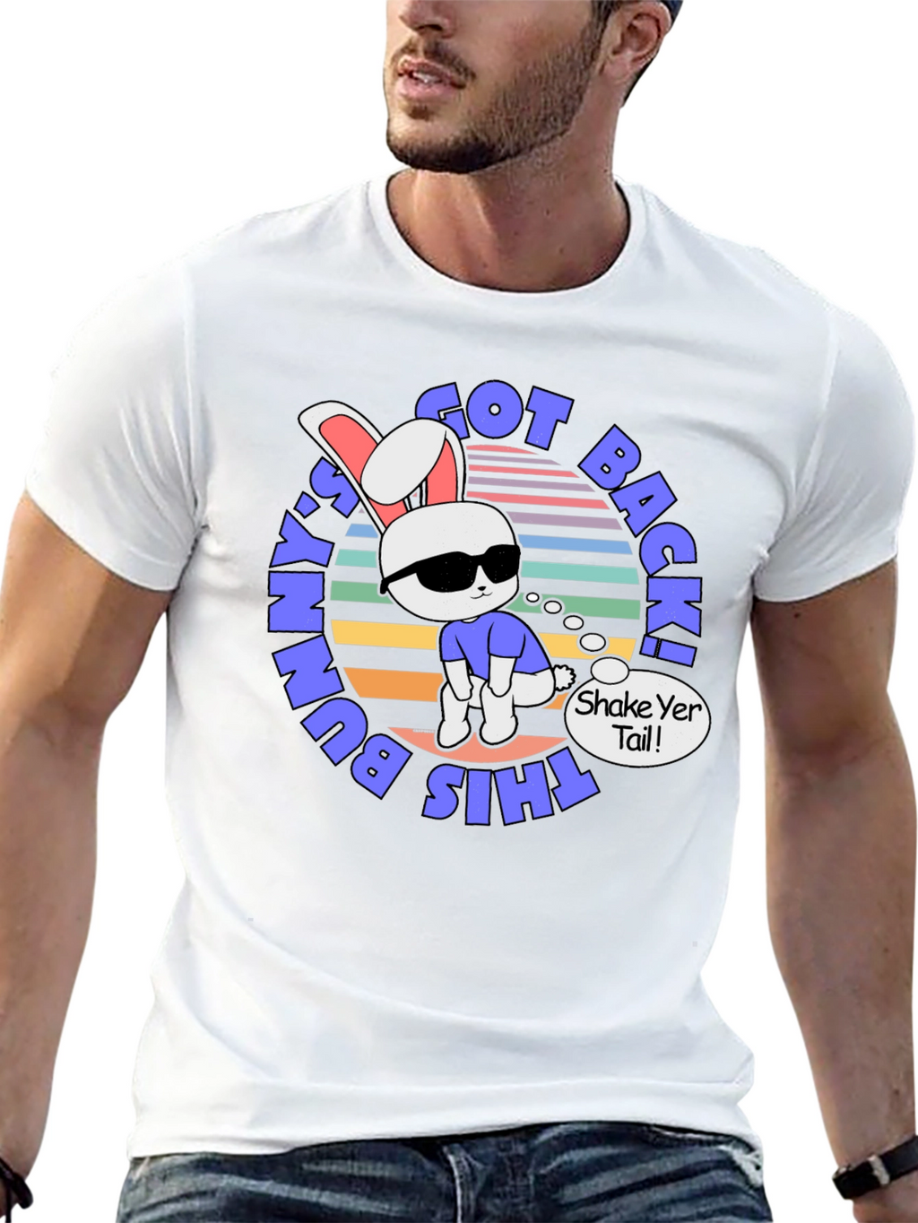 Cool Bunny Back! Graphic Tee