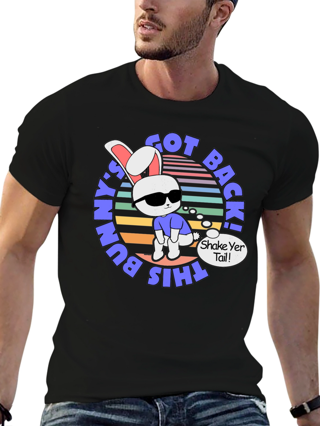 Cool Bunny Back! Graphic Tee