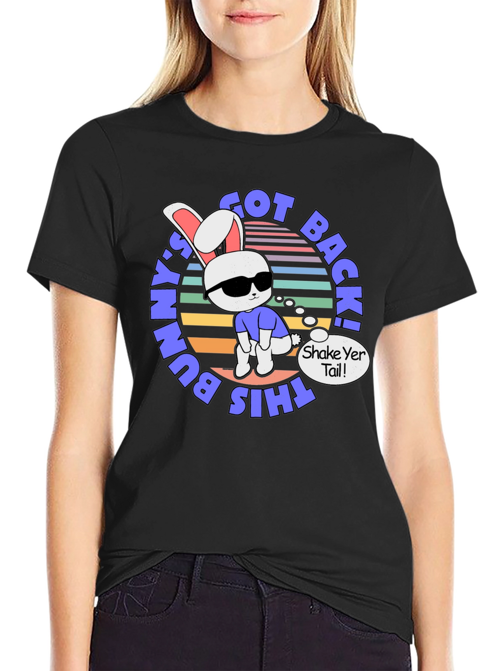 Cool Bunny Back! Graphic Tee