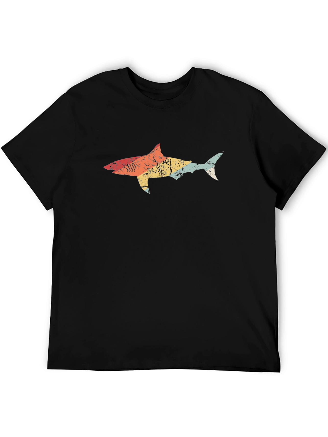 Vintage Shark Graphic Tee - Retro Style