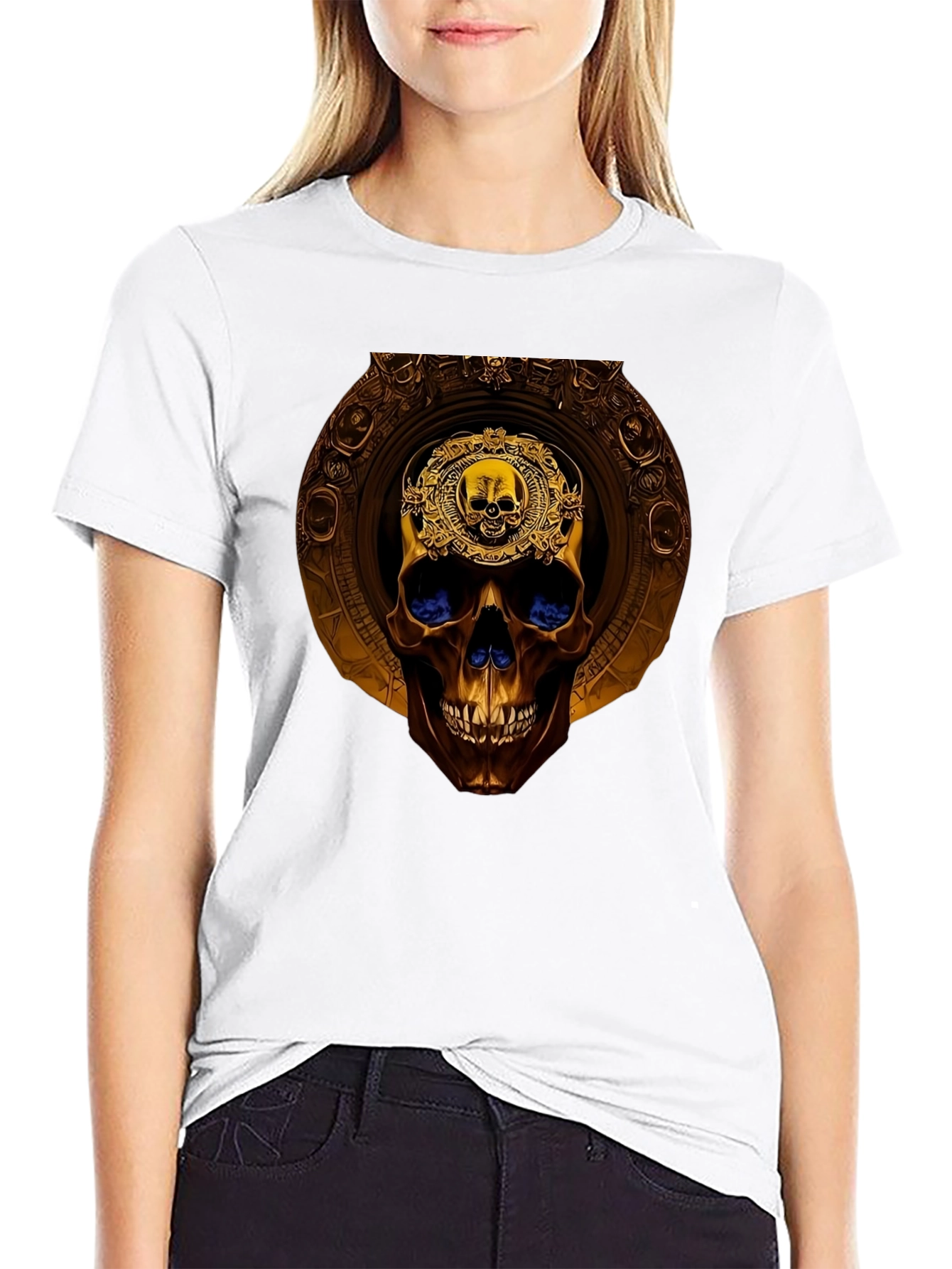 Skull Graphic Tee - Unique Design