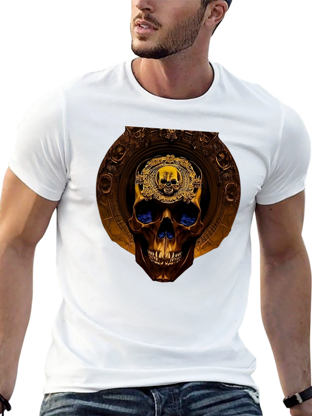 Skull Graphic Tee - Unique Design