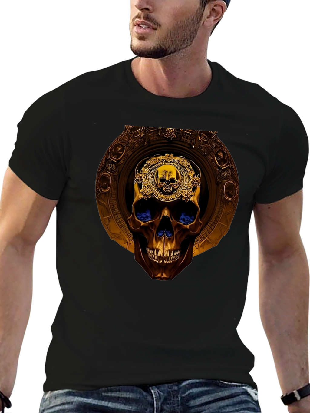 Skull Graphic Tee - Unique Design