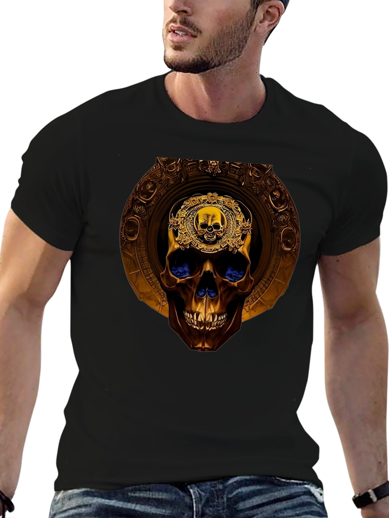 Skull Graphic Tee - Unique Design