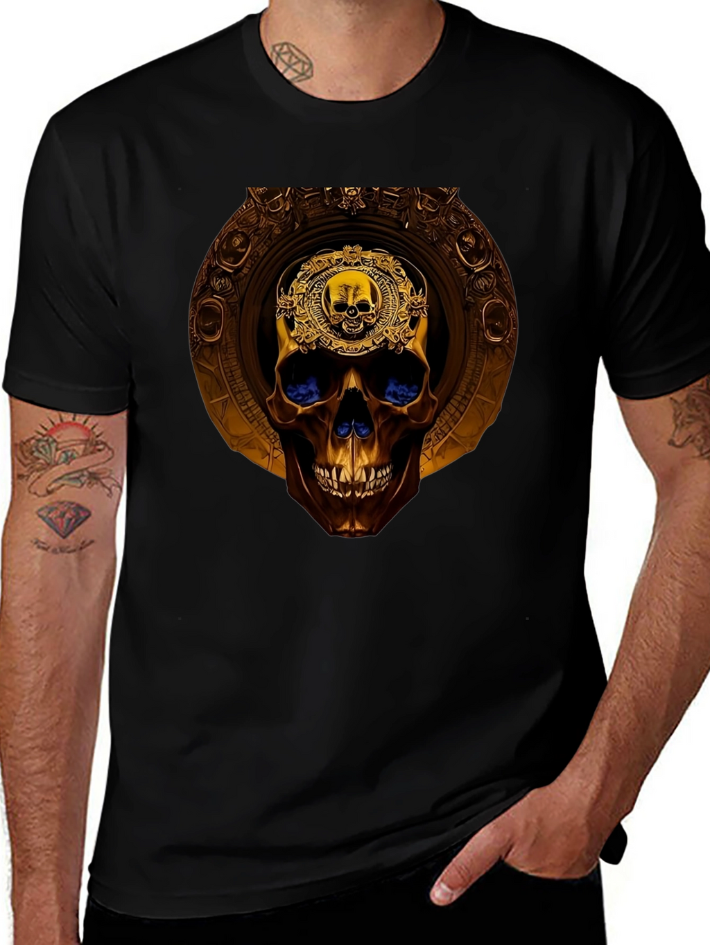 Skull Graphic Tee - Unique Design