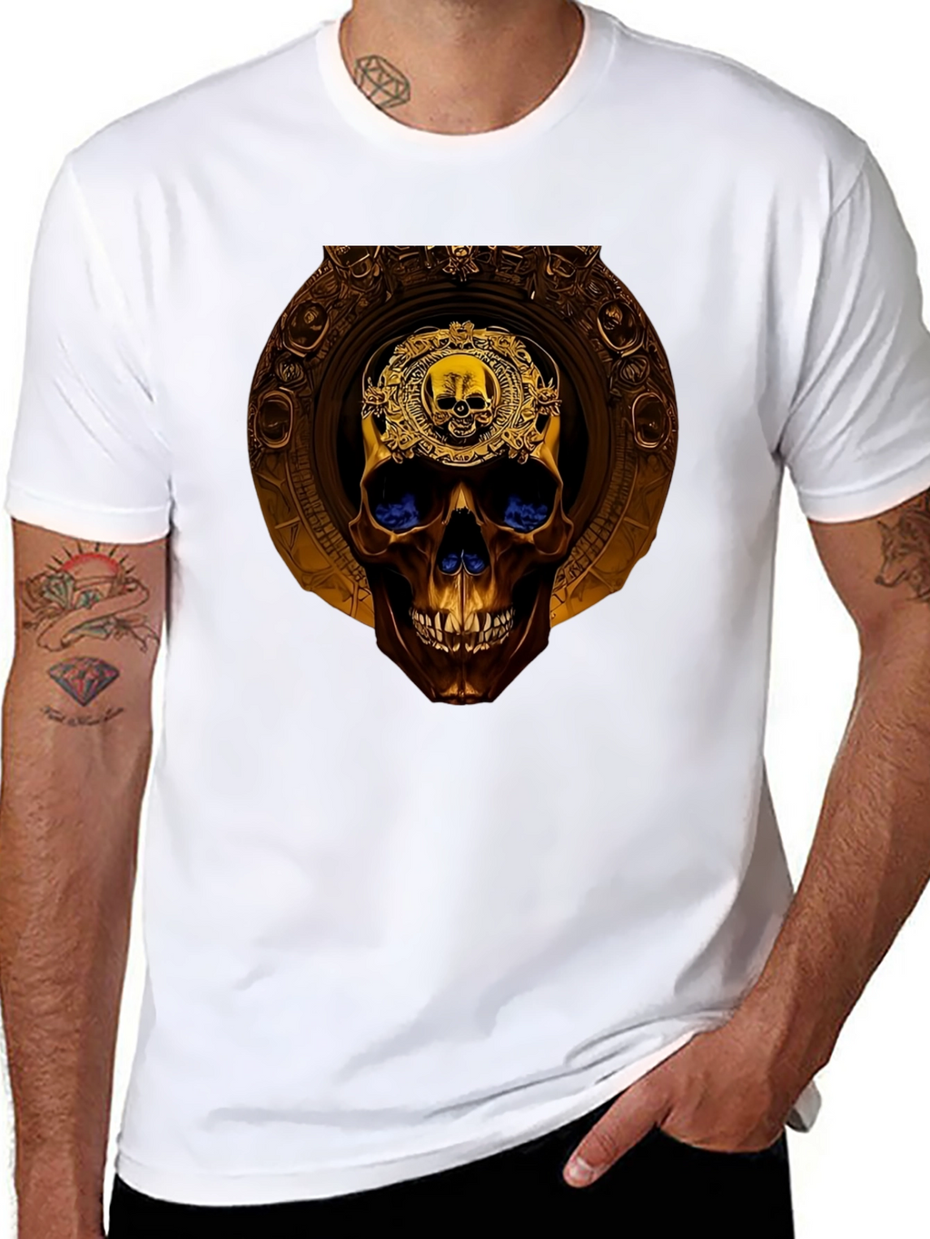 Skull Graphic Tee - Unique Design