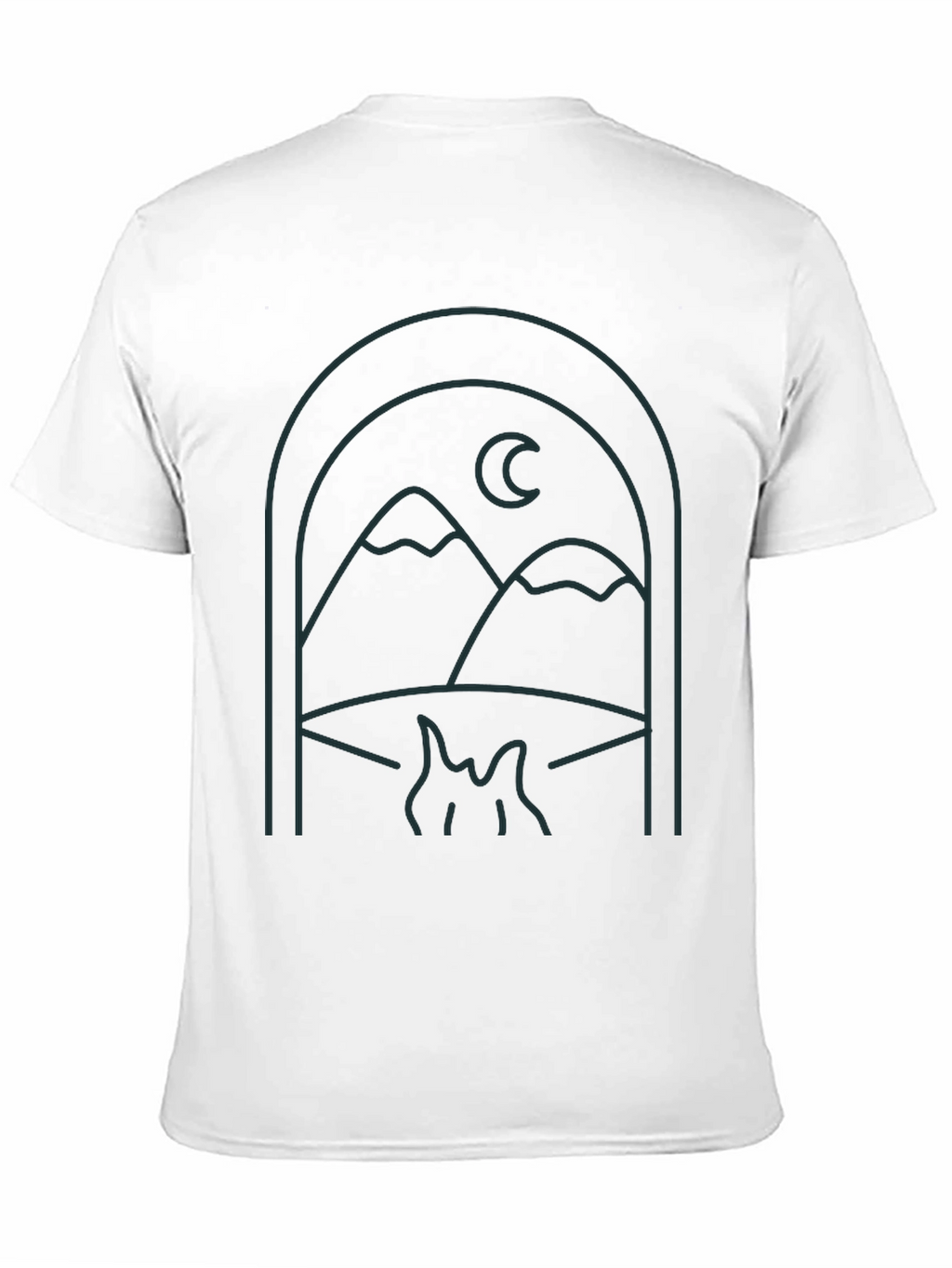 Mountains & Moon Graphic T-Shirt