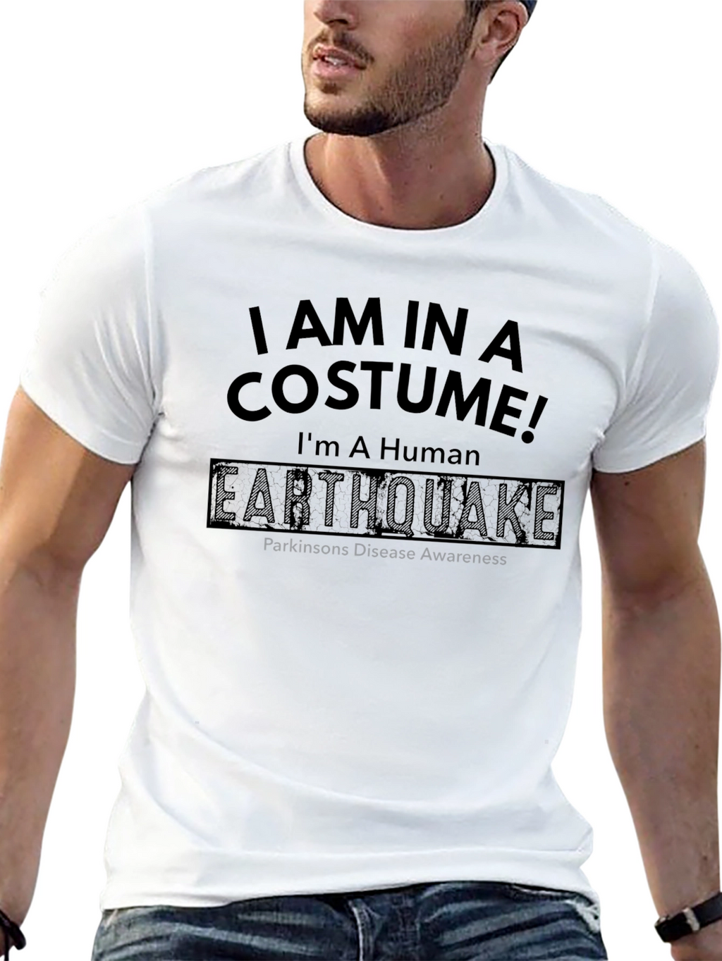 Human Earthquake Parkinsons Awareness T-Shirt