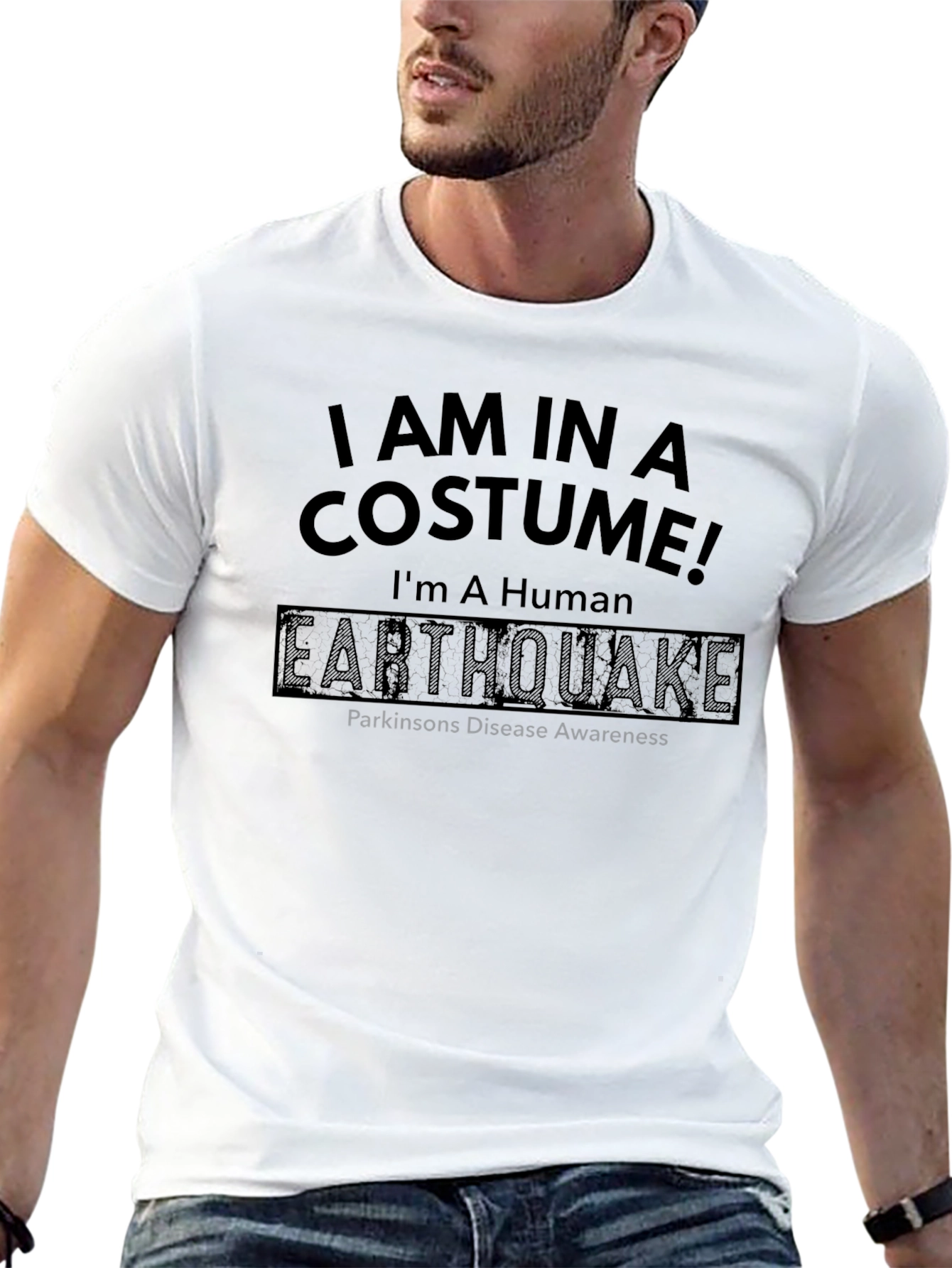 Human Earthquake Parkinsons Awareness T-Shirt