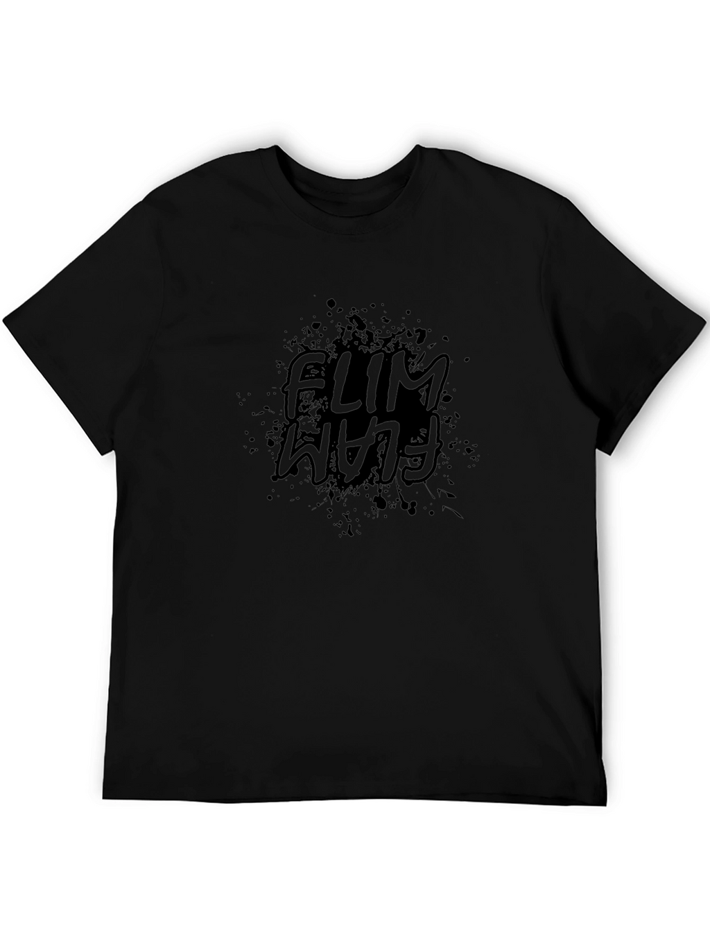 Flim Flam Black Graphic Tee - Casual Style