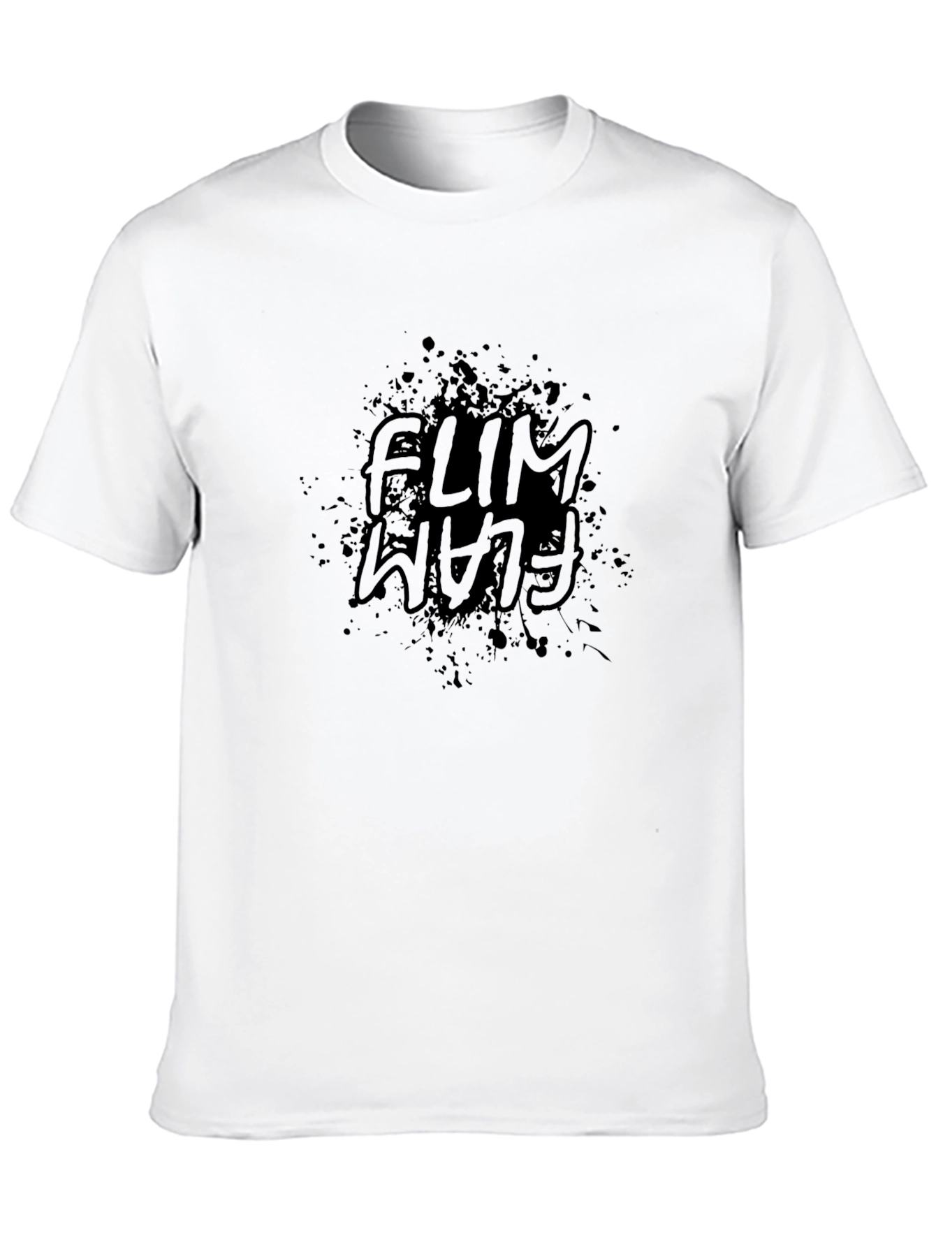 Flim Flam Black Graphic Tee - Casual Style