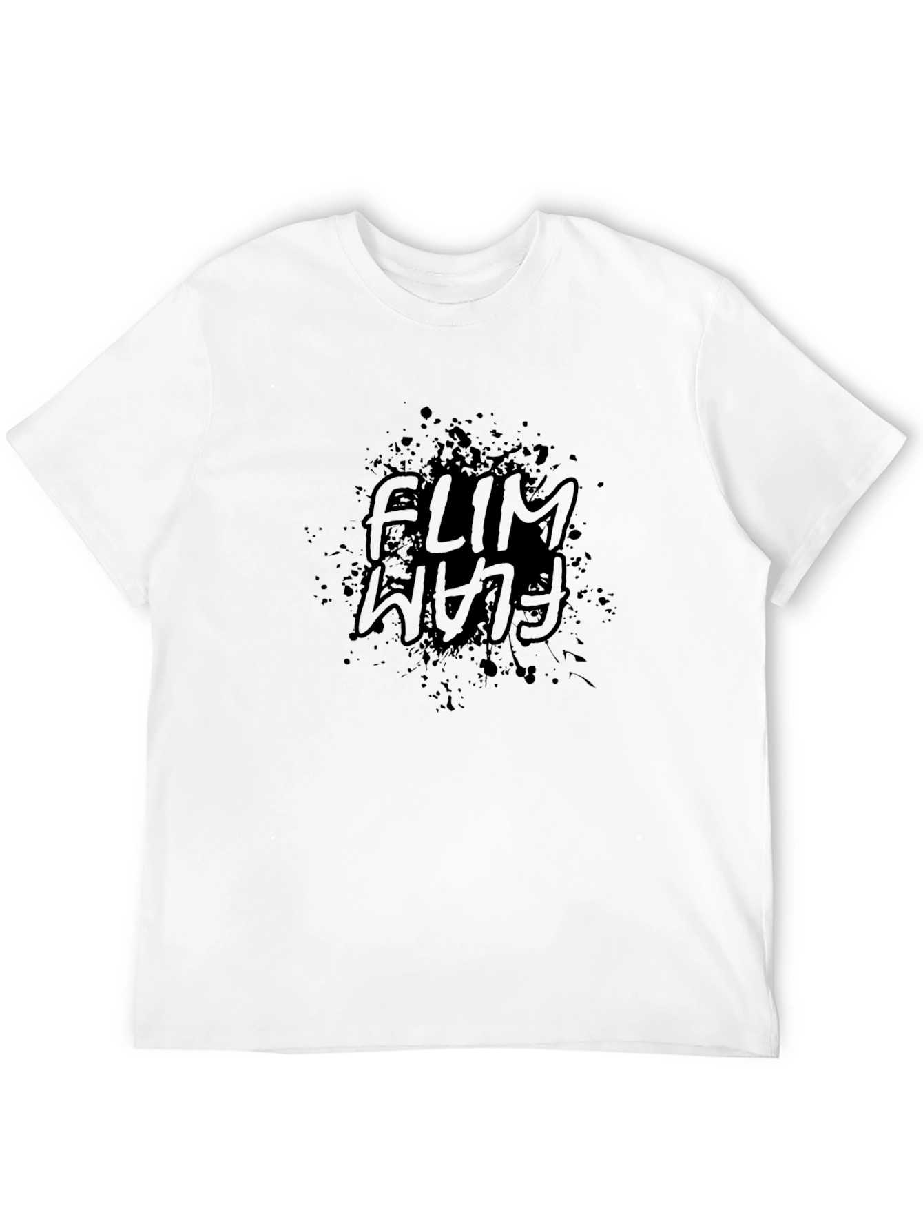 Flim Flam Black Graphic Tee - Casual Style
