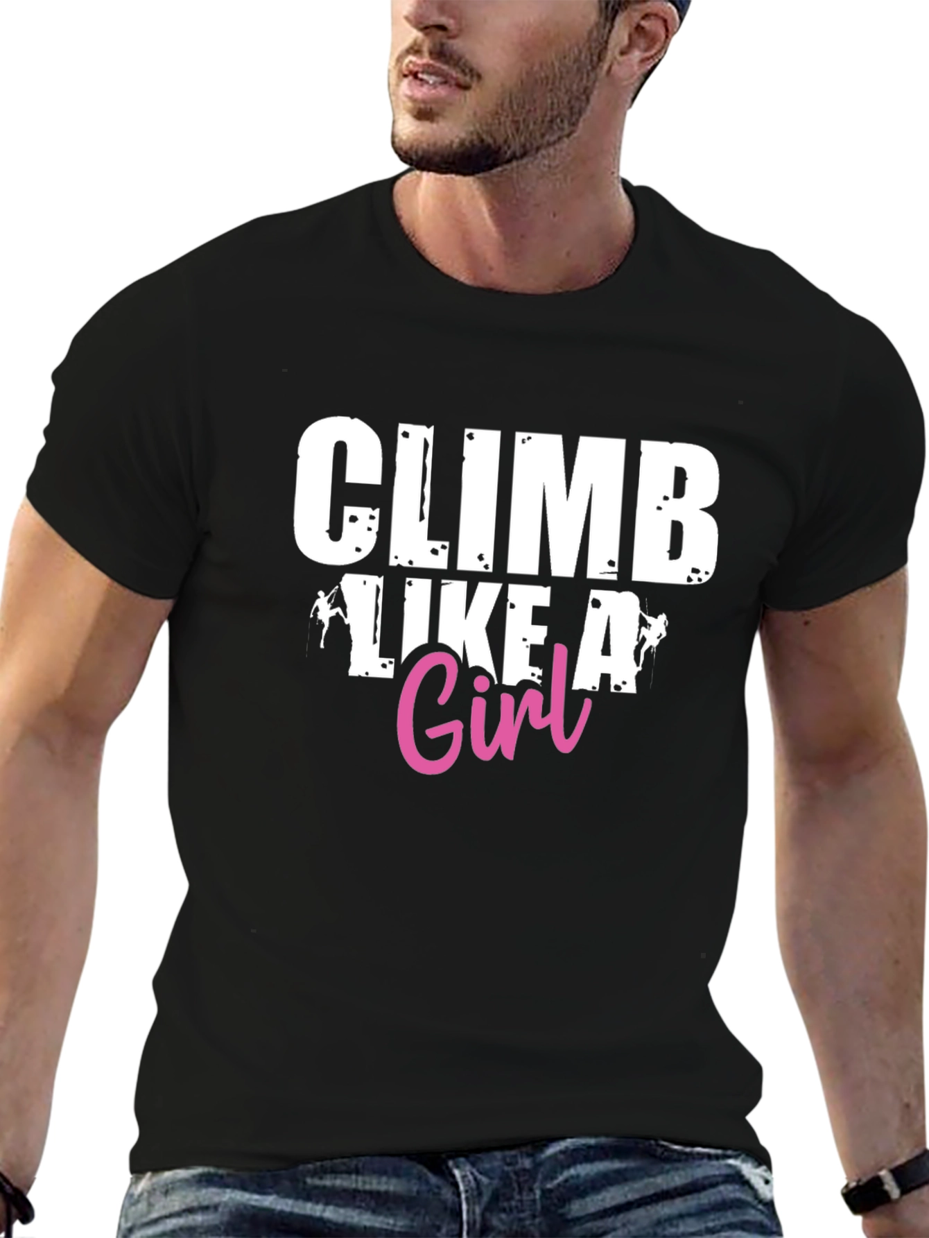 Climb Like A Girl Graphic T-Shirt