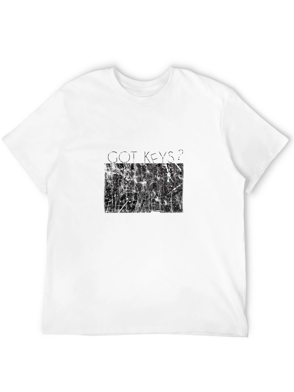 Got Keys? Piano T-Shirt - Black Graphic Tee