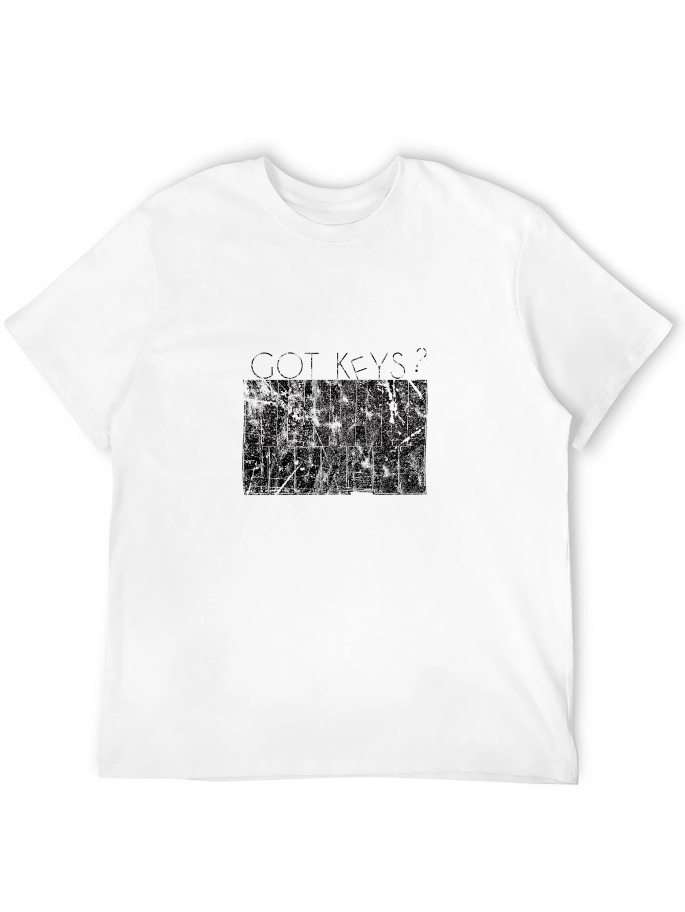 Got Keys? Piano T-Shirt - Black Graphic Tee
