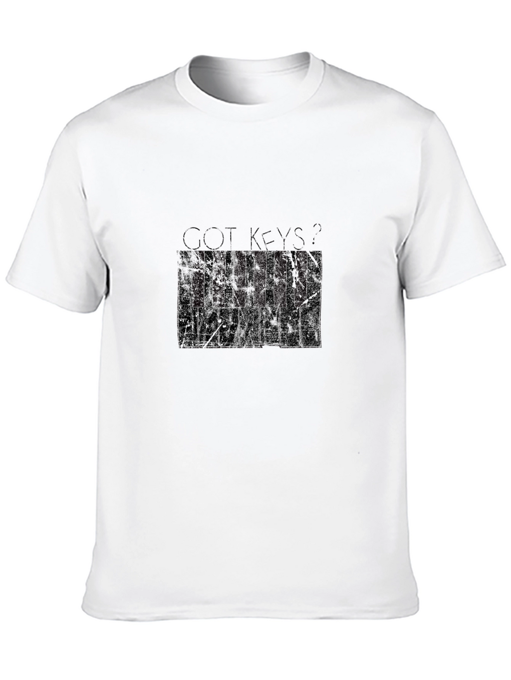 Got Keys? Piano T-Shirt - Black Graphic Tee