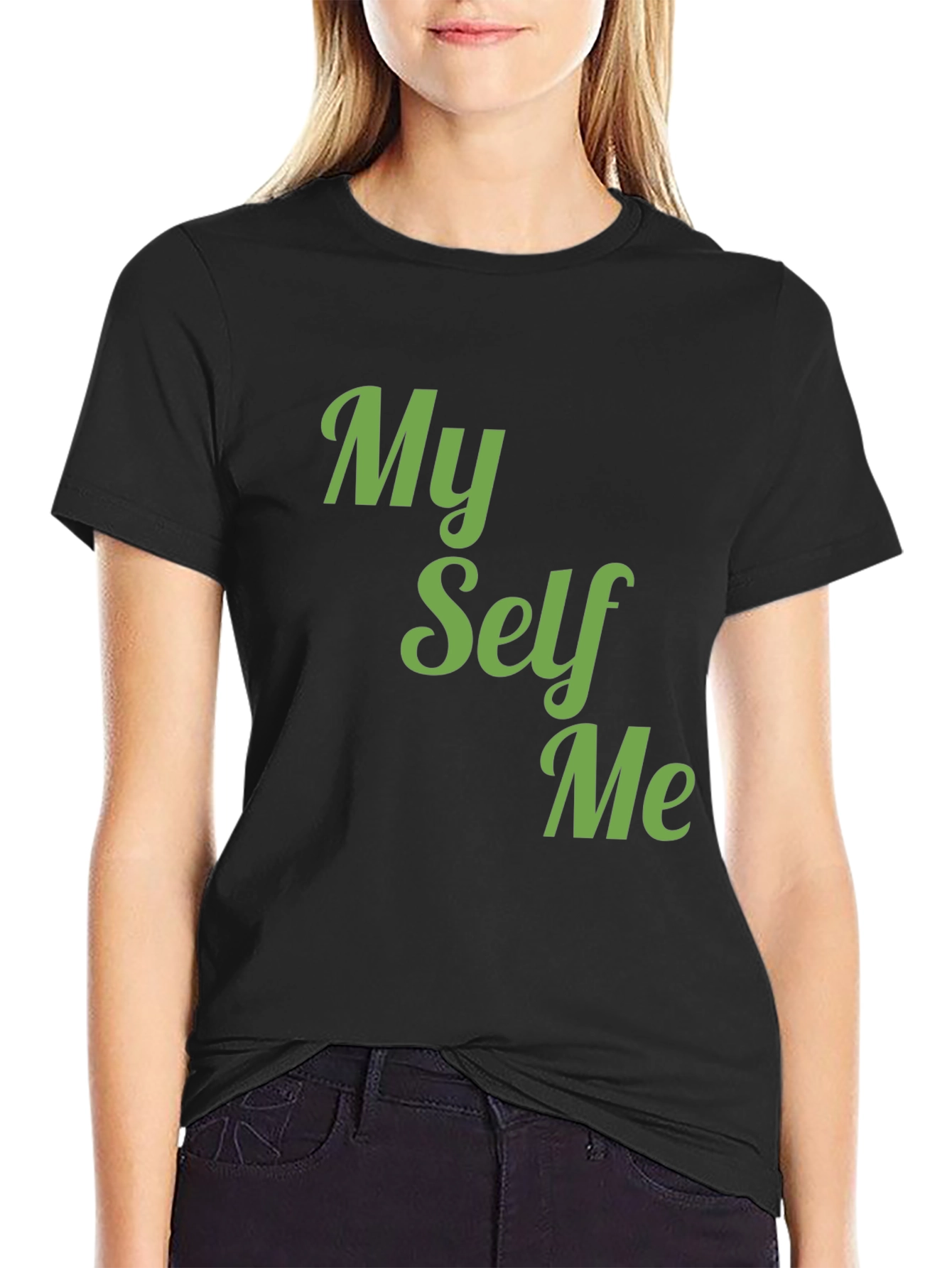My Self Me Graphic Tee - Soft Cotton Blend T-Shirt