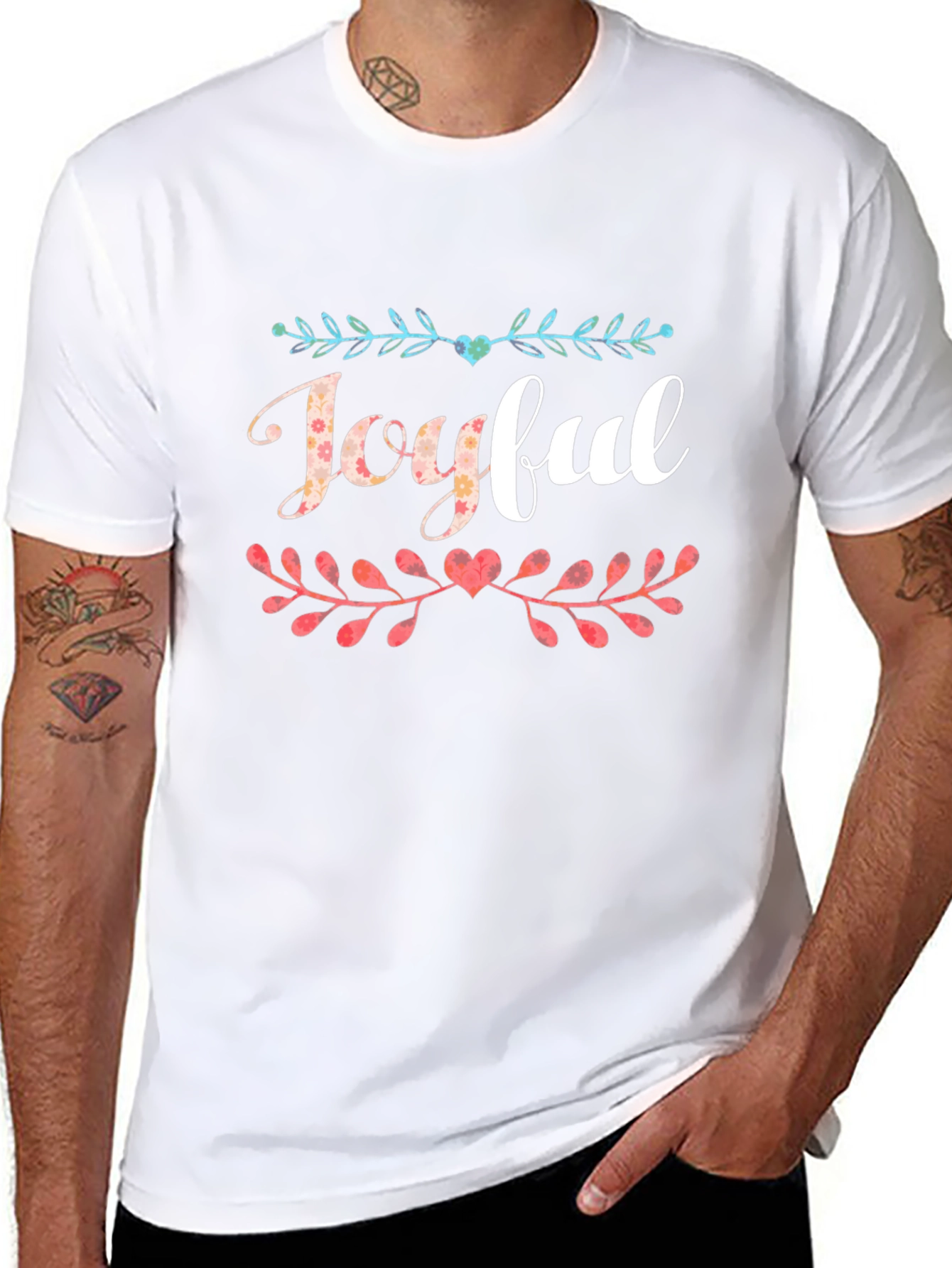 Joyful Graphic Print T-Shirt