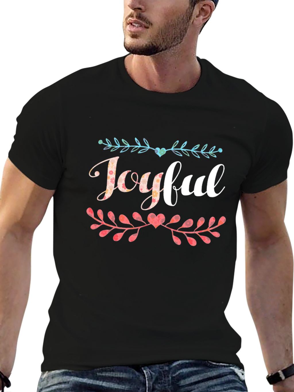 Joyful Graphic Print T-Shirt