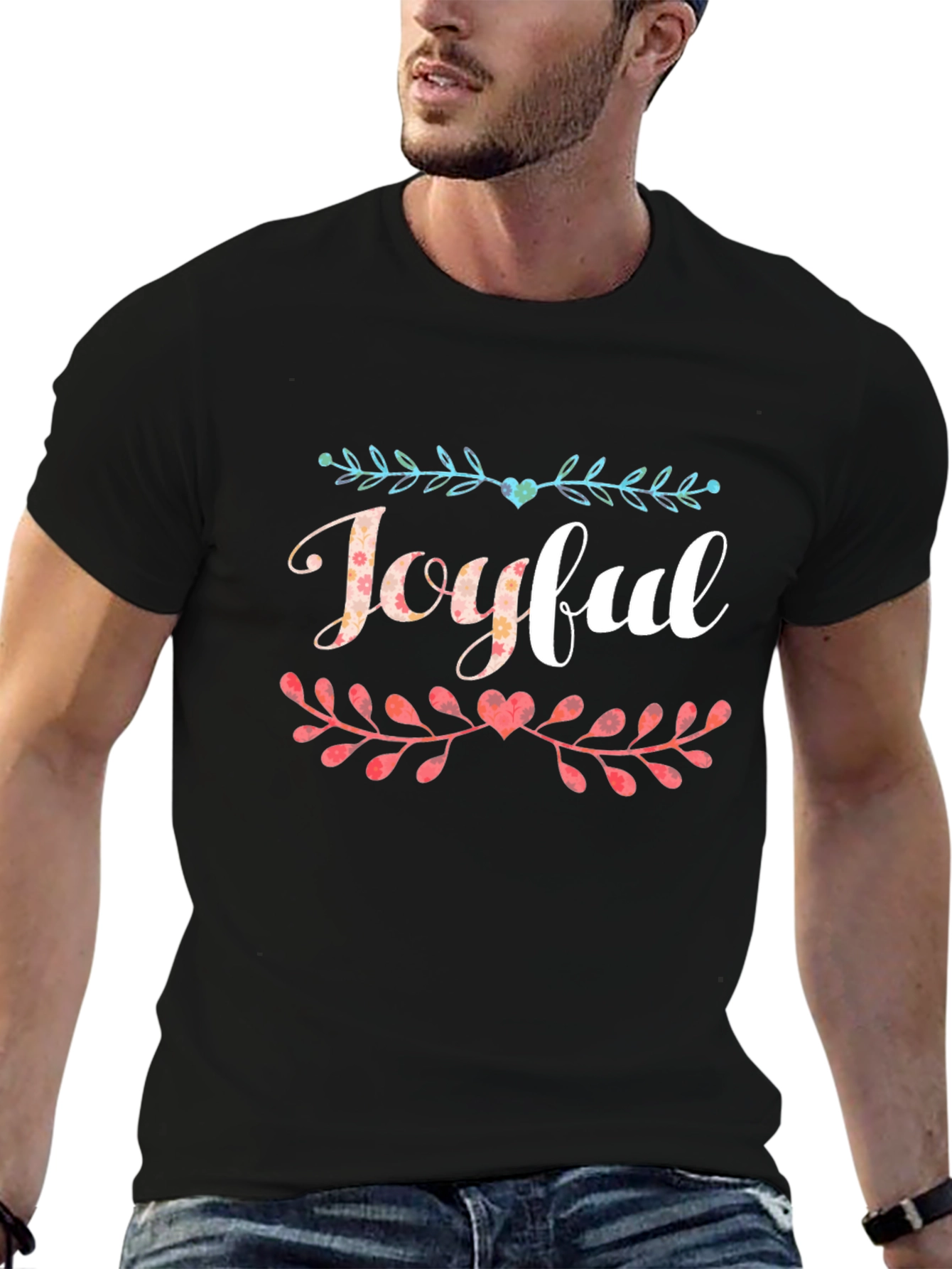 Joyful Graphic Print T-Shirt