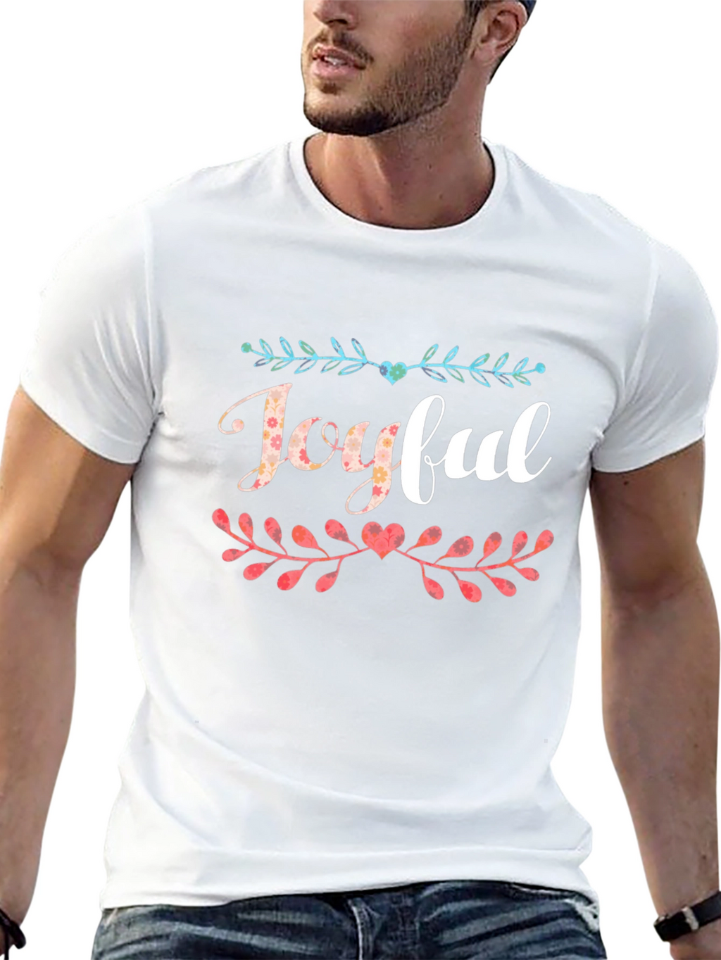 Joyful Graphic Print T-Shirt