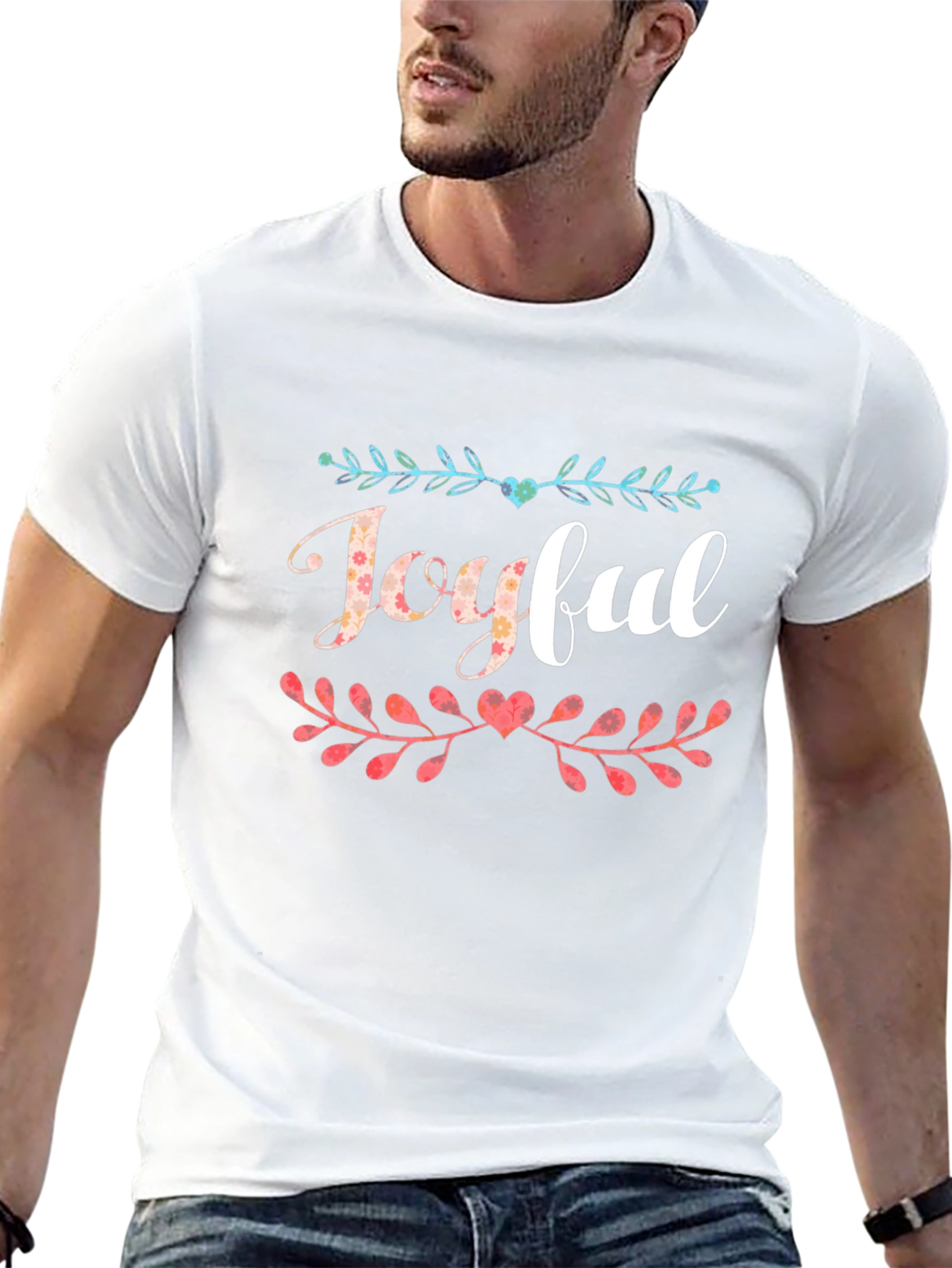 Joyful Graphic Print T-Shirt
