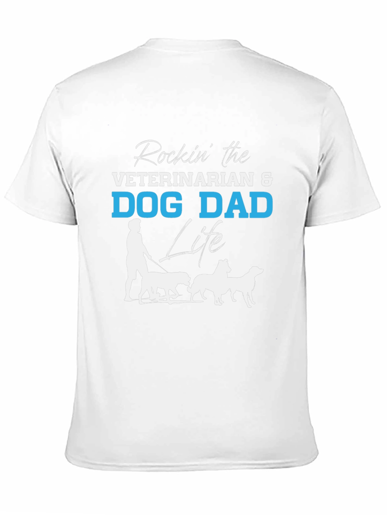 Veterinarian Dog Dad Life Graphic T-Shirt