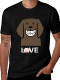 Dog Love T-Shirt - Cute Canine Design