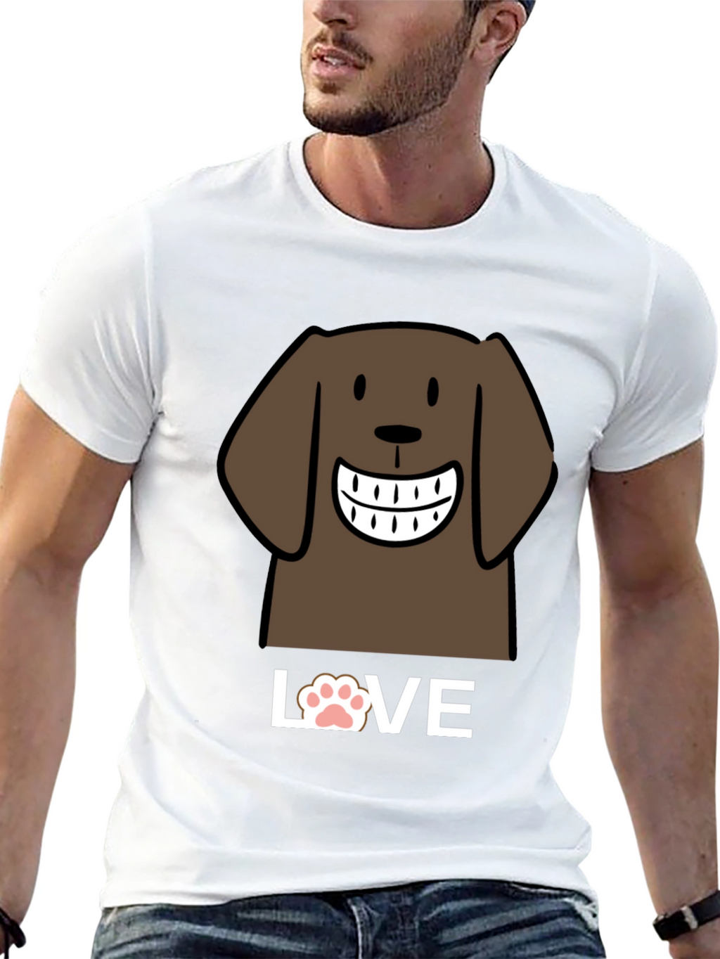 Dog Love T-Shirt - Cute Canine Design