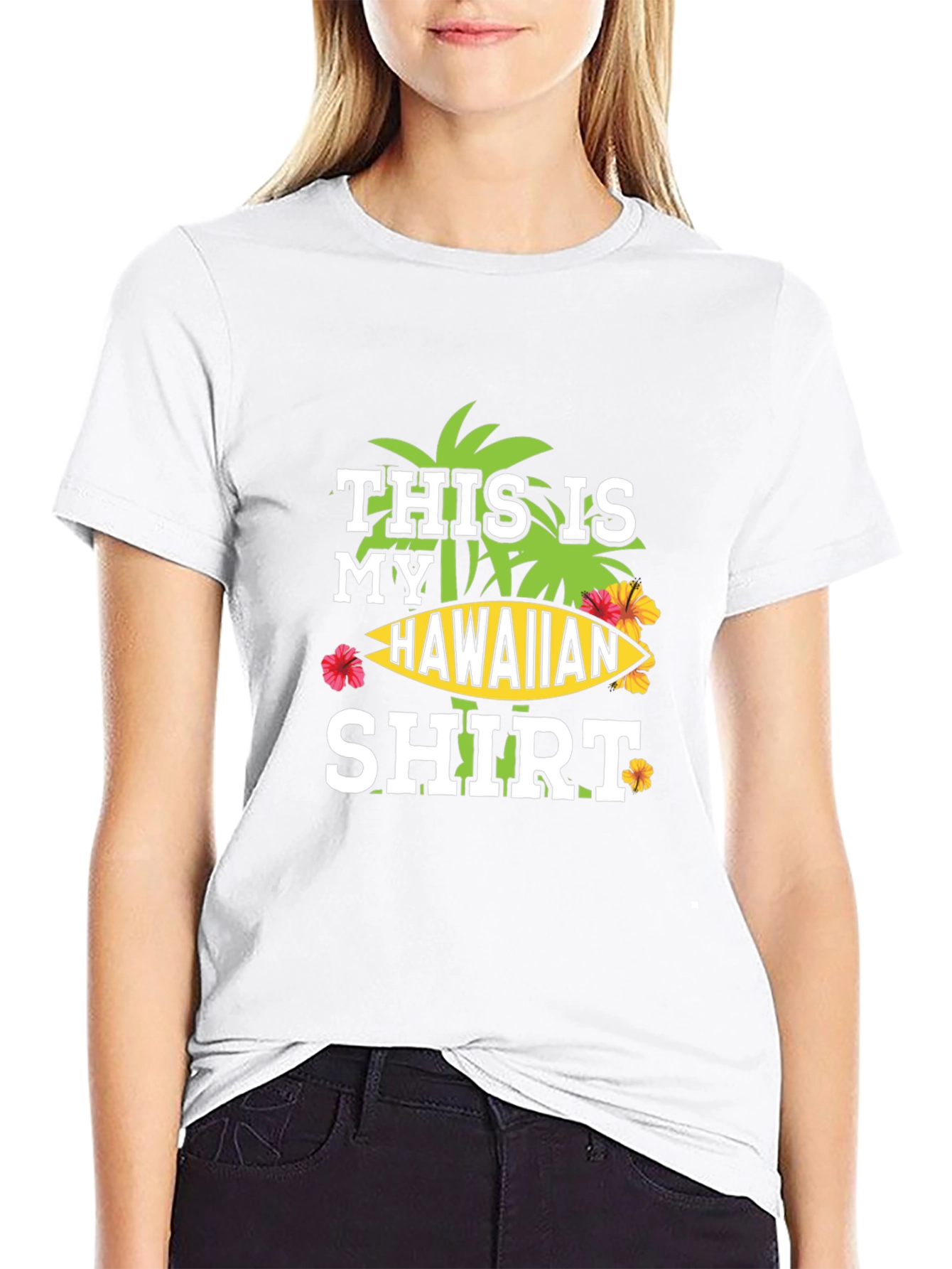 Hawaiian Shirt Graphic Tee - Island Vibes