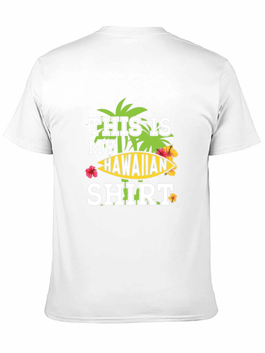 Hawaiian Shirt Graphic Tee - Island Vibes