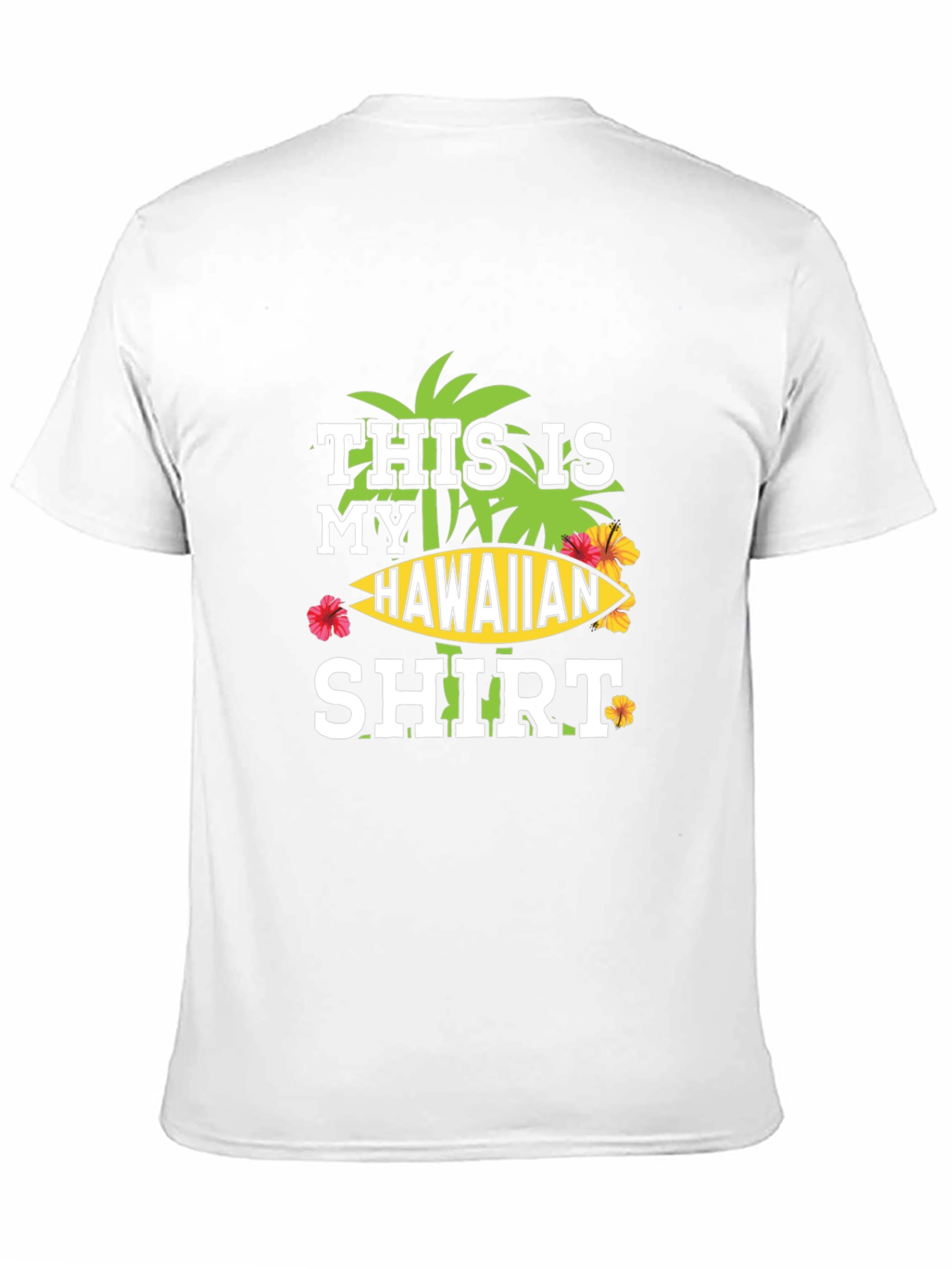 Hawaiian Shirt Graphic Tee - Island Vibes