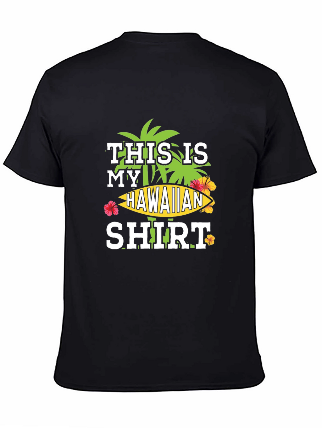 Hawaiian Shirt Graphic Tee - Island Vibes